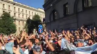 Hinchada argentina en Rusia [upl. by Walters]