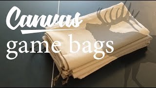 Make Canvas Game Bags [upl. by Rashida]