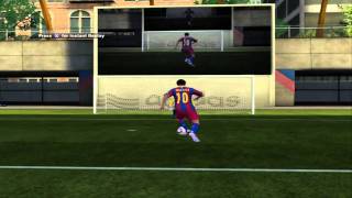 Fifa 11 Messi Top 20 Goals Training Arena [upl. by Magulac]