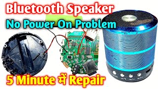 Mini Bluetooth Speaker No Power On Problem Repair  WS887 Wireless Bluetooth Speaker Repair [upl. by Nnaeirelav]