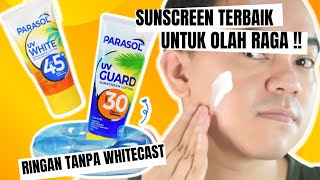 SUNSCREEN PARASOL REVIEW  PARASOL SPF 30 dan SPF 45  PARASOL LOTION TABIR SURYA [upl. by Nolrac]