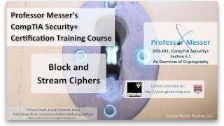 Block and Stream Ciphers  CompTIA Security SY0301 61 [upl. by Kassel]