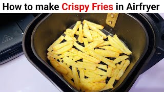 How to Make Perfect Fries in Airfryer  Crispy Potato Fries  Airfryer Recipes [upl. by Aissej]