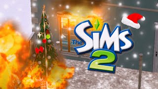 Ale się zrobiła świąteczna atmosfera  The Sims 2 🎄 [upl. by Aened610]