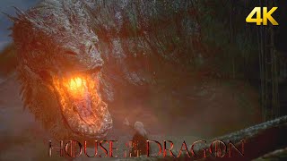 Aemond rides Vhagar  House of the dragon  Dragon ride scene  HBO max  4K [upl. by Glynis]