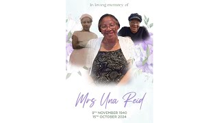 In Loving Memory of Mrs Una Reid [upl. by Stortz]