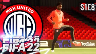 DISCOVERING A FUTURE STAR  FIFA 22 MGH UNITED CAREER MODE S1E8 [upl. by Aicele]