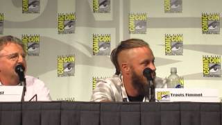 How long did it take the guys to grow their beards  Vikings SDCC [upl. by Kelleher]