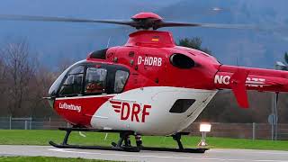 DRF Luftrettung  Landung Christoph 53  EC 135  DHDRB  Uniklinik Heidelberg [upl. by Ayres437]