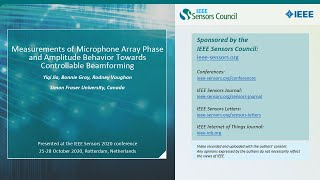 Measurements of Microphone Array Phase and Amplitude Behavior Towards Controllable Beamforming [upl. by Wallie471]