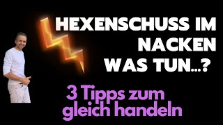 Hexenschuss im Nacken  Was tun [upl. by Eireva405]