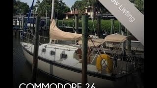 Used 1980 Commodore 26 for sale in Nokomis Florida [upl. by Wystand]