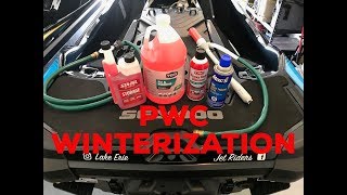 Seadoo PWC Winterization  Storage procedure  How to winterize your Jet Ski [upl. by Delahk]