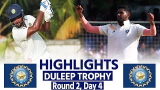 DULEEP TROPHY Day 4 Highlights India A vs India D  Ind C vs Ind B  Tilak Verma  Iyer [upl. by Hctud]