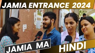 Jamia MA Hindi Entrance Exam 2024 Jamia Entrance exam Nai Udaan Hindi Dilnashi Arzoo [upl. by Nitsid]