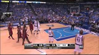 LeBron James FLOPS In Game 4 Of The 2011 NBA Finals [upl. by Akimet]