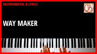 WAY MAKER  Instrumental amp Lyric Video [upl. by Julia]