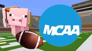 Minecraft College Football Compilation Ole Moo Pig State Villager Tech [upl. by Farhsa231]