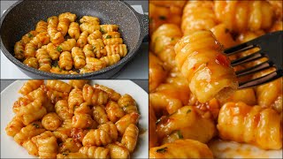 Potato Gnocchi Pasta Recipe  Creamy Potato Gnocchi Pasta  IndianStyle Potato Pasta Recipe [upl. by Fielding]