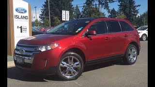 2014 Ford Edge Limited Sunroof Nav AWD ReviewIsland Ford [upl. by Sivle]