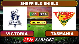 Sheffield Shield Live  Victoria vs Tasmania Live Cricket Score amp Commentary [upl. by Jillayne]