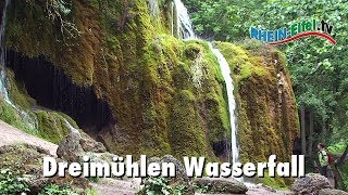 DreimühlenWasserfall  Hillesheim  RheinEifelTV [upl. by Enylorac]