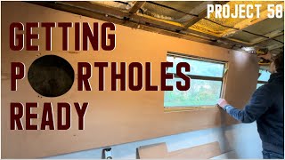 508 CUTTING porthole windows [upl. by Hindorff702]