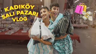 KADIKÖY SALI PAZARI VLOG🛍  Pazar Dedikodusu Prada  Gucci Muadili Ürünler Zorla Pazarlık Yaptık😝 [upl. by Alasdair]