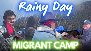 Migrant Camp RAINY DAY Jacumba California [upl. by Emoryt858]