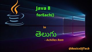 forEach in java 8 [upl. by Chader47]