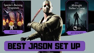 THE ULTIMATE Slasher Jason Krypt set up Easy and Safe MK Mobile [upl. by Irakuy]