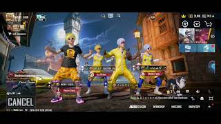 SADE BARY POCH LI 😎 📥PUBG LOBBY SQUAD UNEDIT WITH SONG😻  VELOCITY✨  FREE TO USE [upl. by Annohs81]