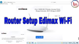 edimax wifi router setup  WiFi Router Configuration [upl. by Retnuh]