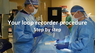 Getting an insertable cardiac monitor loop recorder Watch an implant procedure [upl. by Renba]