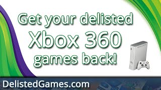 How to get your Delisted Xbox 360 games back  DelistedGamescom [upl. by Anad]