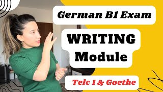 GERMAN B1🔑 Exam WRITING GUIDE  Deutsch Goethe B1 Schreiben [upl. by Veronique]