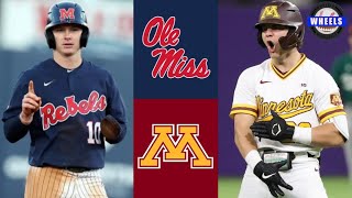 4 Ole Miss vs Minnesota Crazy Game  Cambria College Classic  2023 College Baseball Highlights [upl. by Mahala]