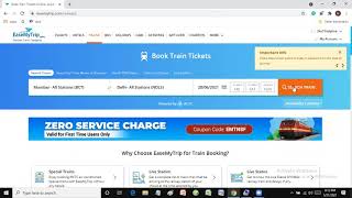 IRCTC train ticket booking with Easemytrip  Online Indian Railways Reservation  EaseMyTrip 2021 [upl. by Joscelin]