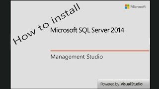 How to Install SQL Server 2014 Express and SQL Server Management Studio 2014 Express [upl. by Demetri]