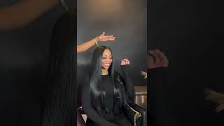 🎉Basic Sew in Hair Bundles Tutorial Middle Part Install wNatural Hair Leave out Elfinhair [upl. by Trudy]