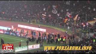 Festeggiamenti AS Roma derby di Coppa Italia RomaLazio 21 del 19012011 [upl. by Ynes134]