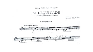 Albert Beaucamp Arlequinade Sergio Guarné trumpet [upl. by Mchail]