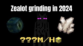 ZEALOT GRINDING TEST  Hypixel Skyblock [upl. by Neelasor]