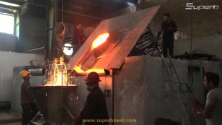 induction furnace in foundry [upl. by Amethist50]