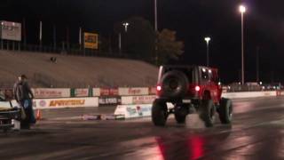 Krazy House Customs 61l Hemi Wrangler JK Drag [upl. by Kendal]