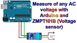 Easy measure of any AC voltage with Arduino and ZMPT101B up to 250V [upl. by Anstice114]