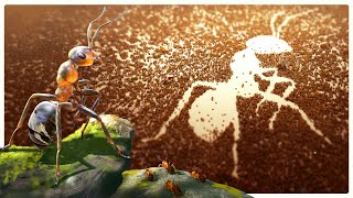 Leading a Massive Ant Colony through a Battlefield of Different Insects  Empire of the Ants [upl. by Ramu]