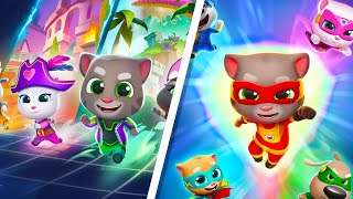 Talking Tom Time Rush vs Talking Tom Hero Dash💎🧊💎Walkthrough Max Gameplay NR4684 [upl. by Notsgnal]