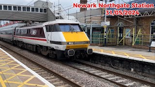 Trains at Newark Northgate Station 31052024 [upl. by Reivax]