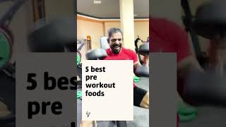 Top 5 Pre Workout Foods  5 Best Foods To Eat Before Workout  Preworkout Meal Ideas [upl. by Viole]